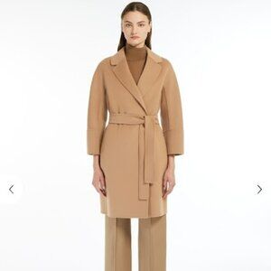 Max Mara Short Double-Faced Wool Coat